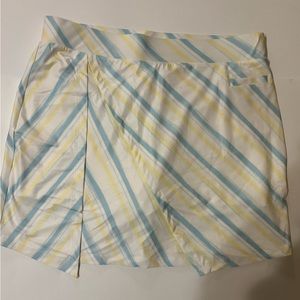 Pebble Beach XL Stripe  Dry-Luxe Skirt  Golf Tennis Athleisure Skort